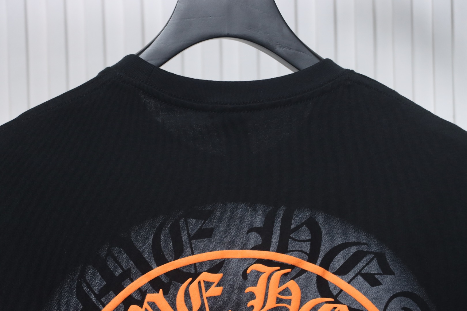 Chrome Hearts Double Shadow Horseshoe Print Short Sleeve Black