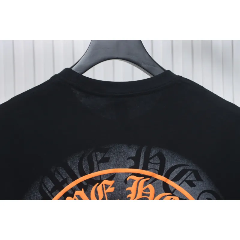 Chrome Hearts Double Shadow Horseshoe Print Short Sleeve Black