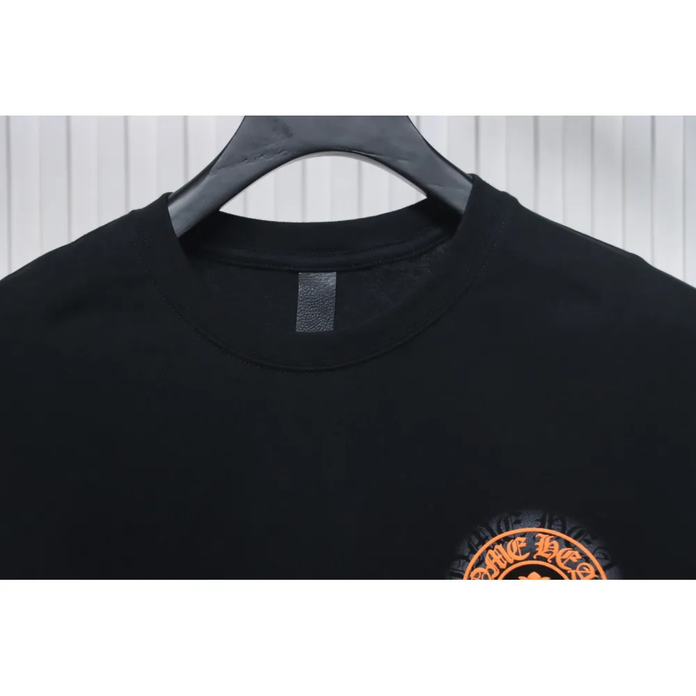 Chrome Hearts Double Shadow Horseshoe Print Short Sleeve Black