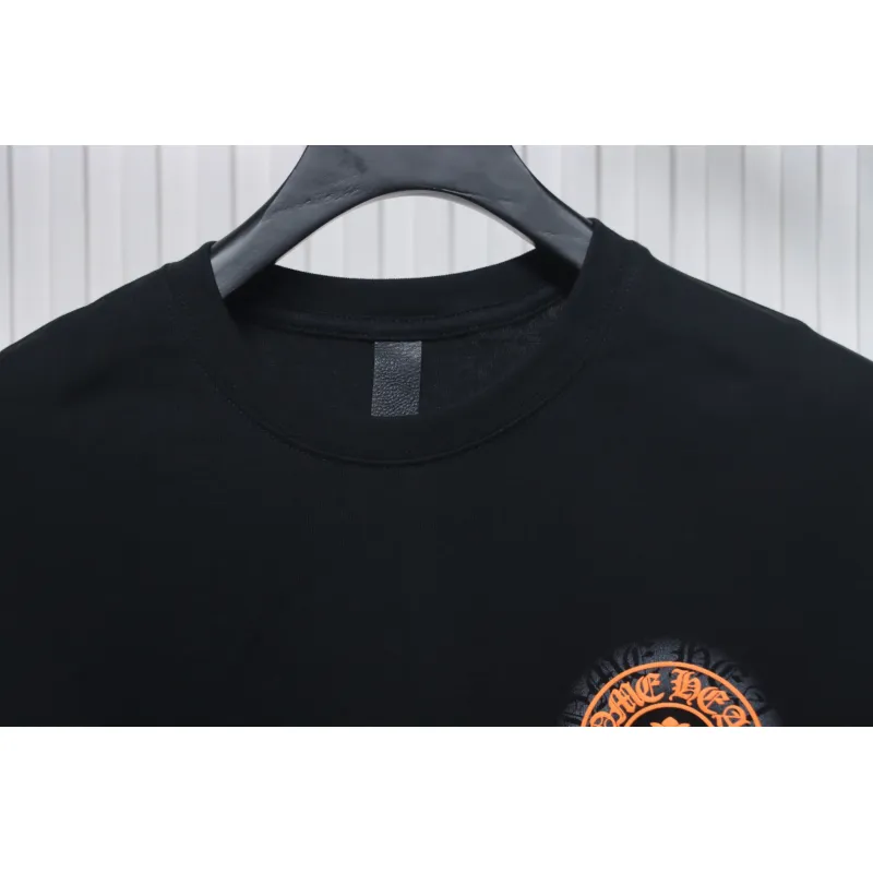 Chrome Hearts Double Shadow Horseshoe Print Short Sleeve Black
