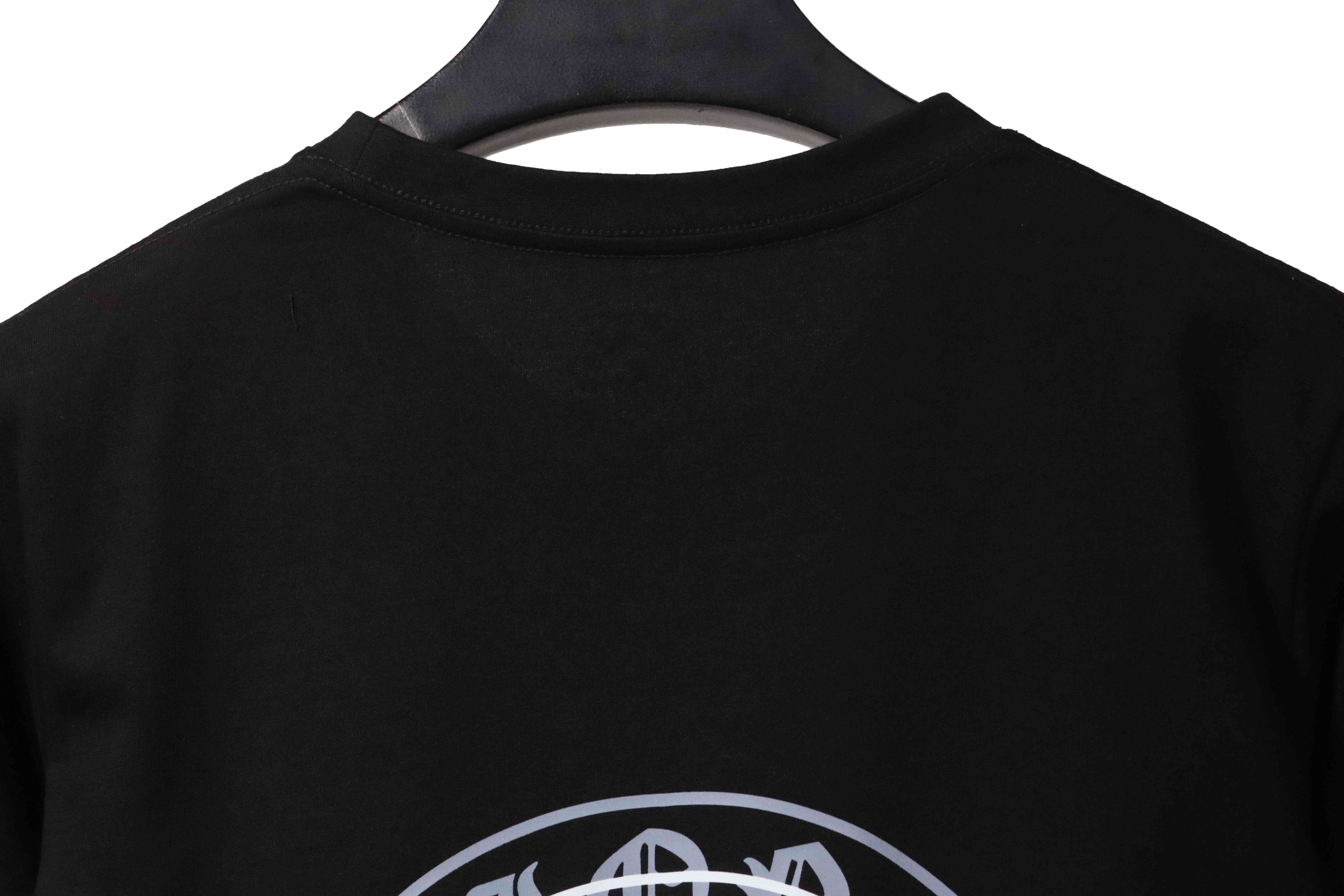 Chrome Hearts Dream Double Shadow Horseshoe Short Sleeve Black