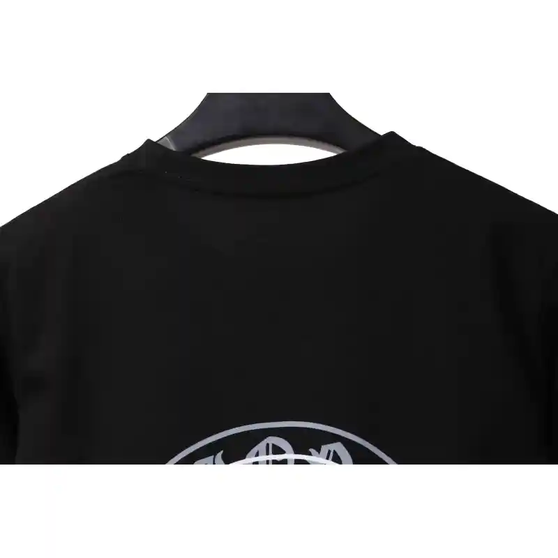 Chrome Hearts Dream Double Shadow Horseshoe Short Sleeve Black