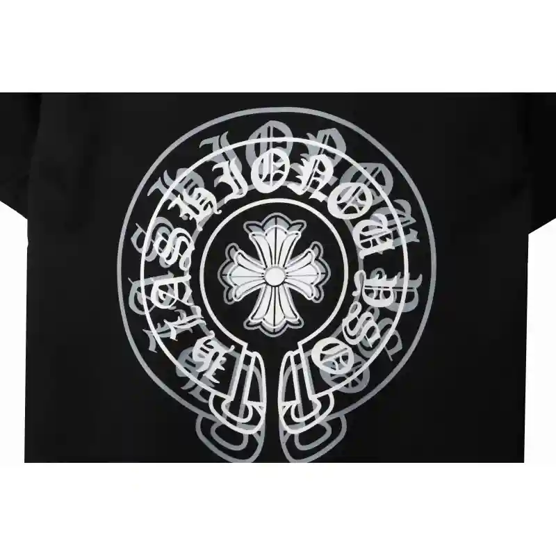 Chrome Hearts Dream Double Shadow Horseshoe Short Sleeve Black