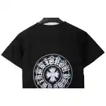 Chrome Hearts Dream Double Shadow Horseshoe Short Sleeve Black