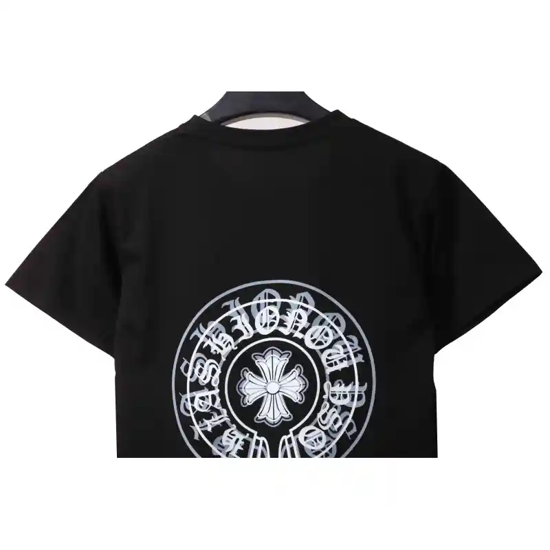 Chrome Hearts Dream Double Shadow Horseshoe Short Sleeve Black