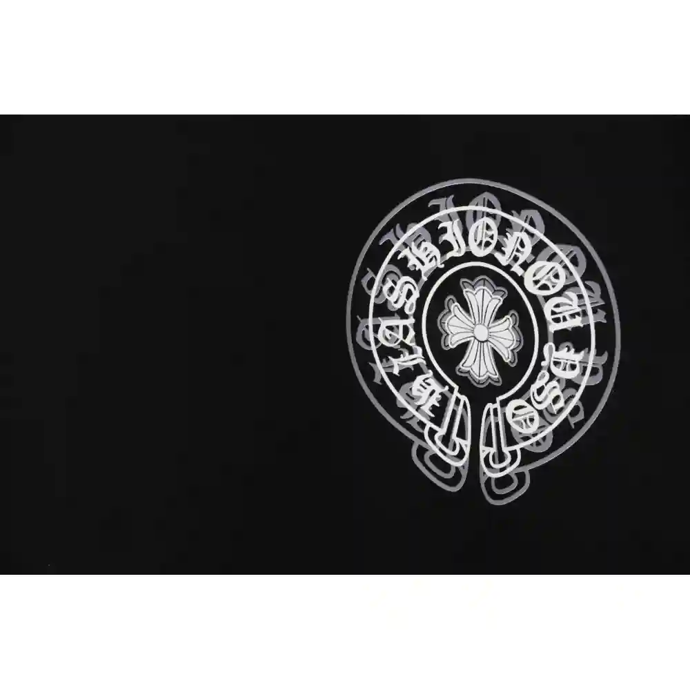 Chrome Hearts Dream Double Shadow Horseshoe Short Sleeve Black