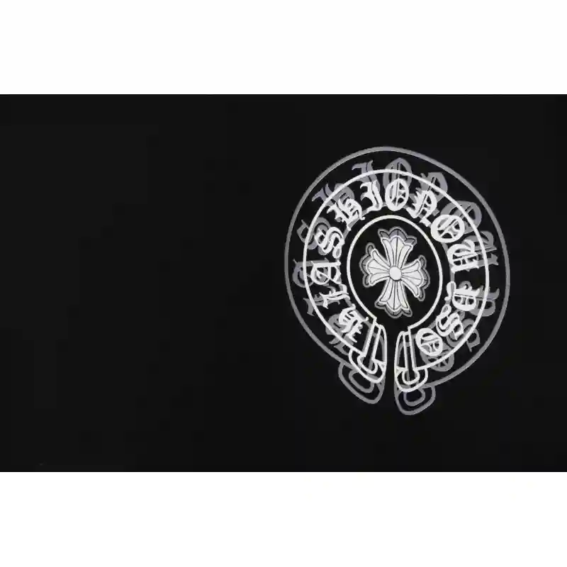 Chrome Hearts Dream Double Shadow Horseshoe Short Sleeve Black