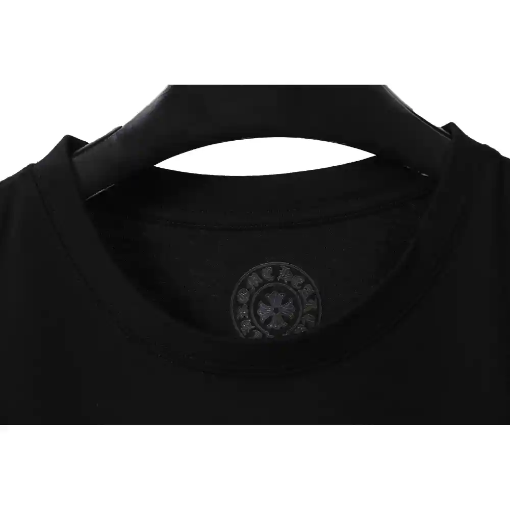 Chrome Hearts Dream Double Shadow Horseshoe Short Sleeve Black