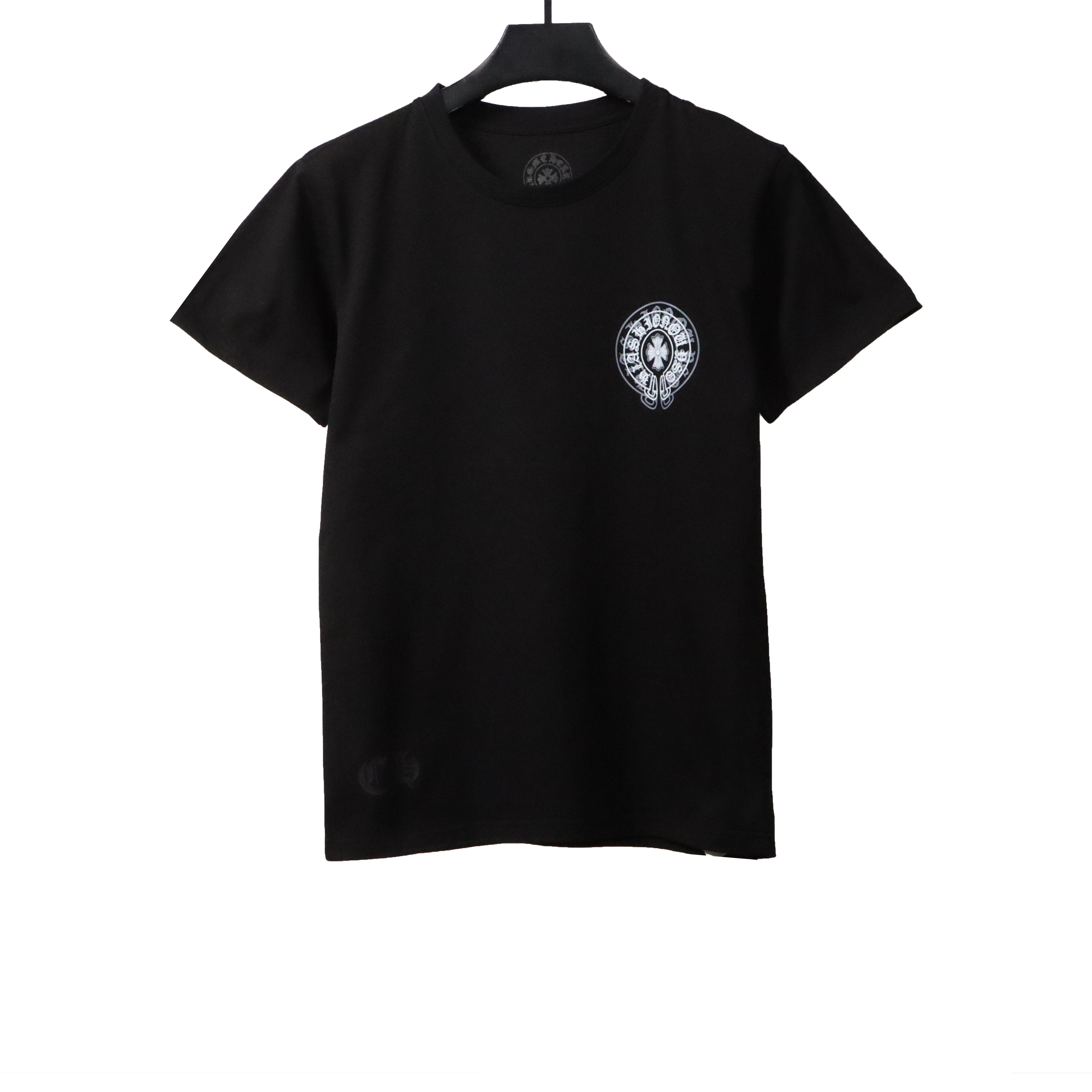Chrome Hearts Dream Double Shadow Horseshoe Short Sleeve Black
