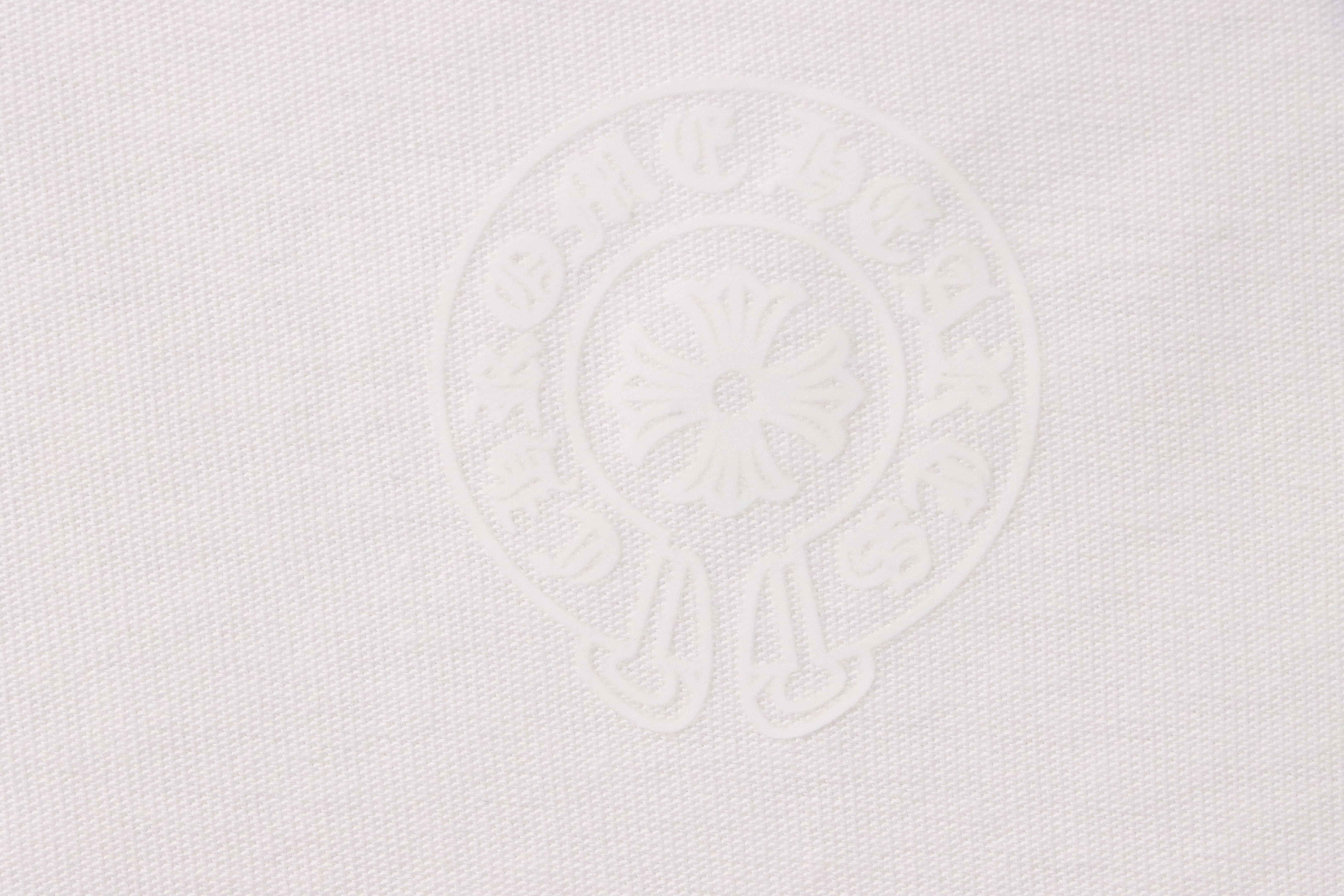 Chrome Hearts Dream Double Shadow Horseshoe Short Sleeve White