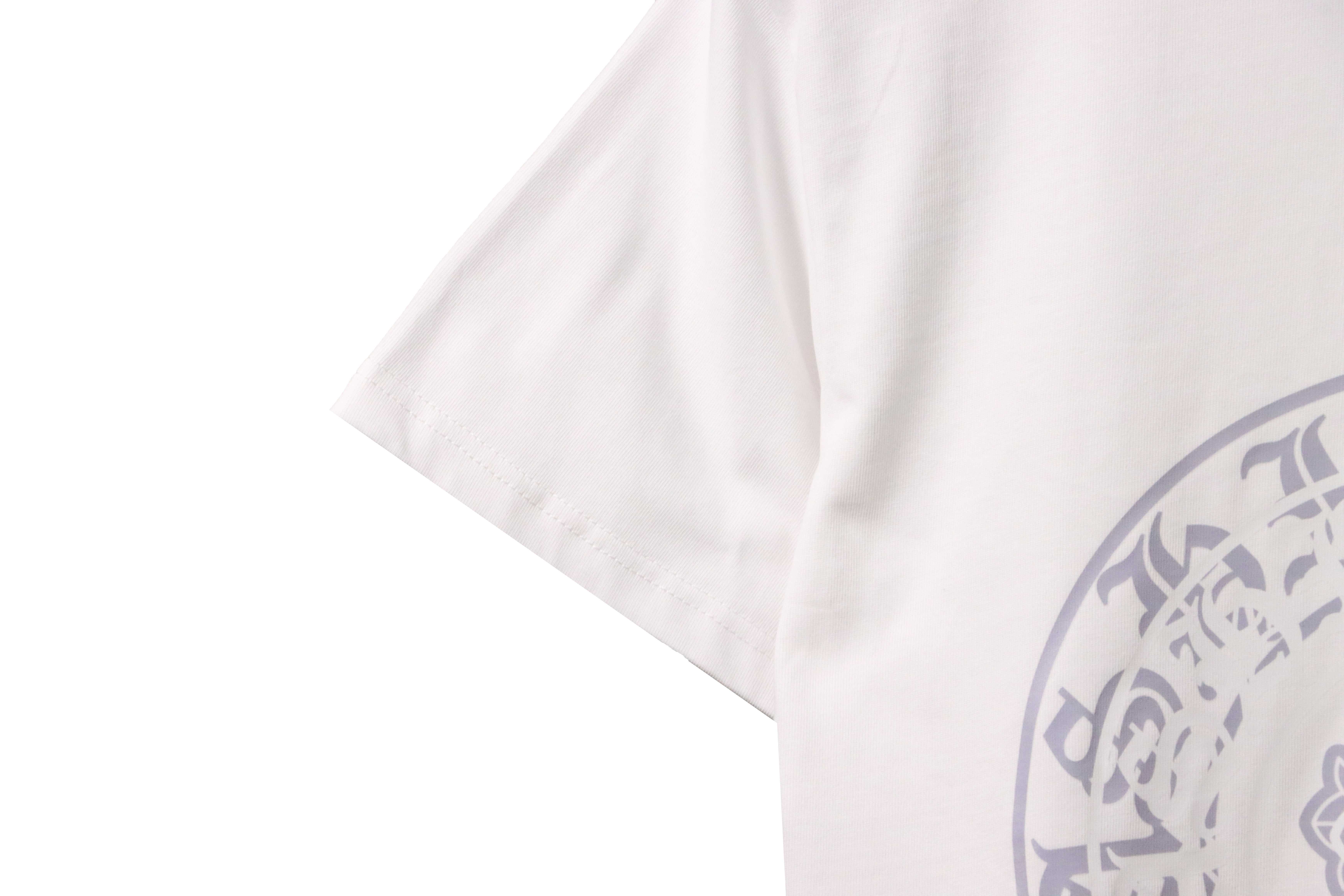 Chrome Hearts Dream Double Shadow Horseshoe Short Sleeve White