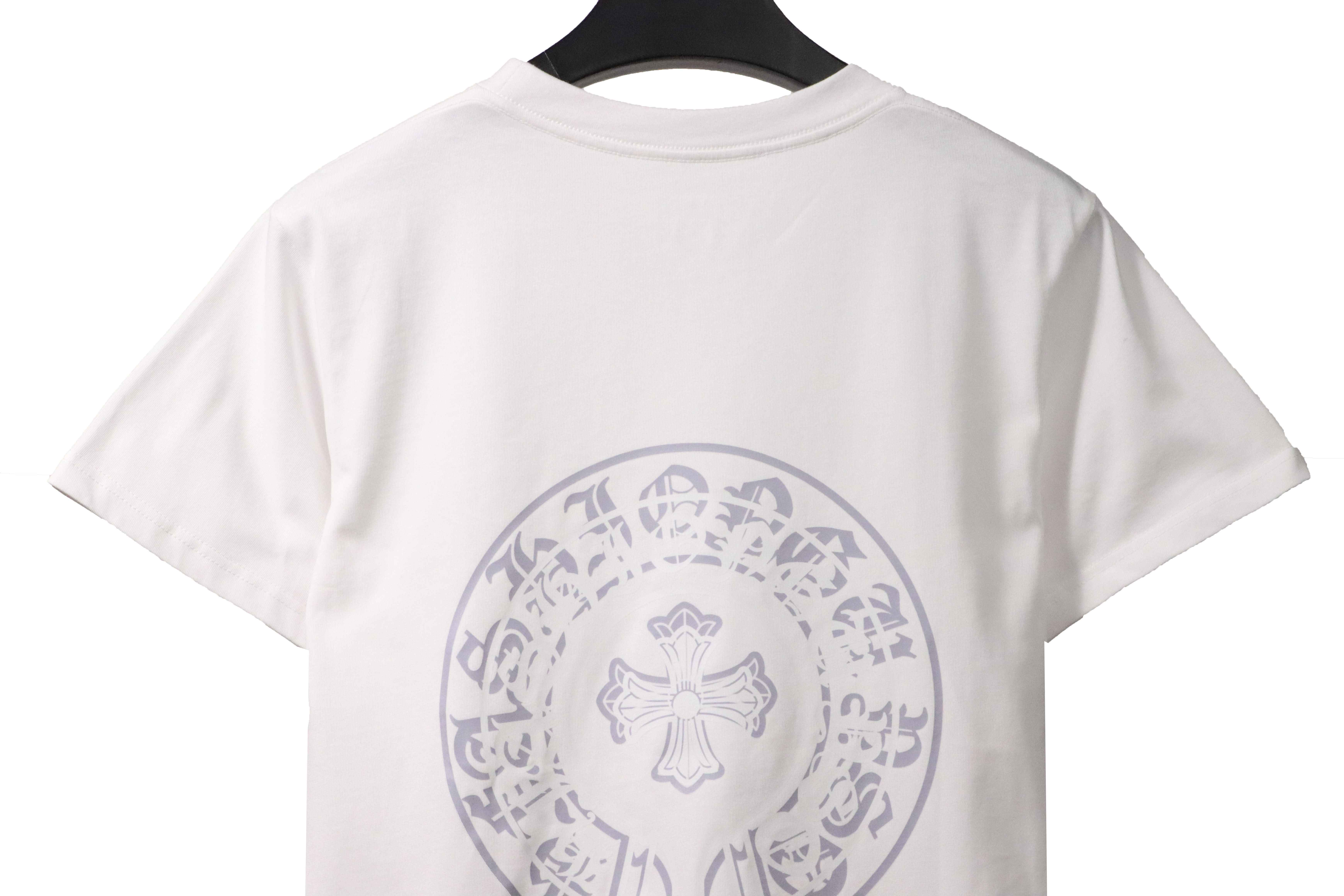 Chrome Hearts Dream Double Shadow Horseshoe Short Sleeve White