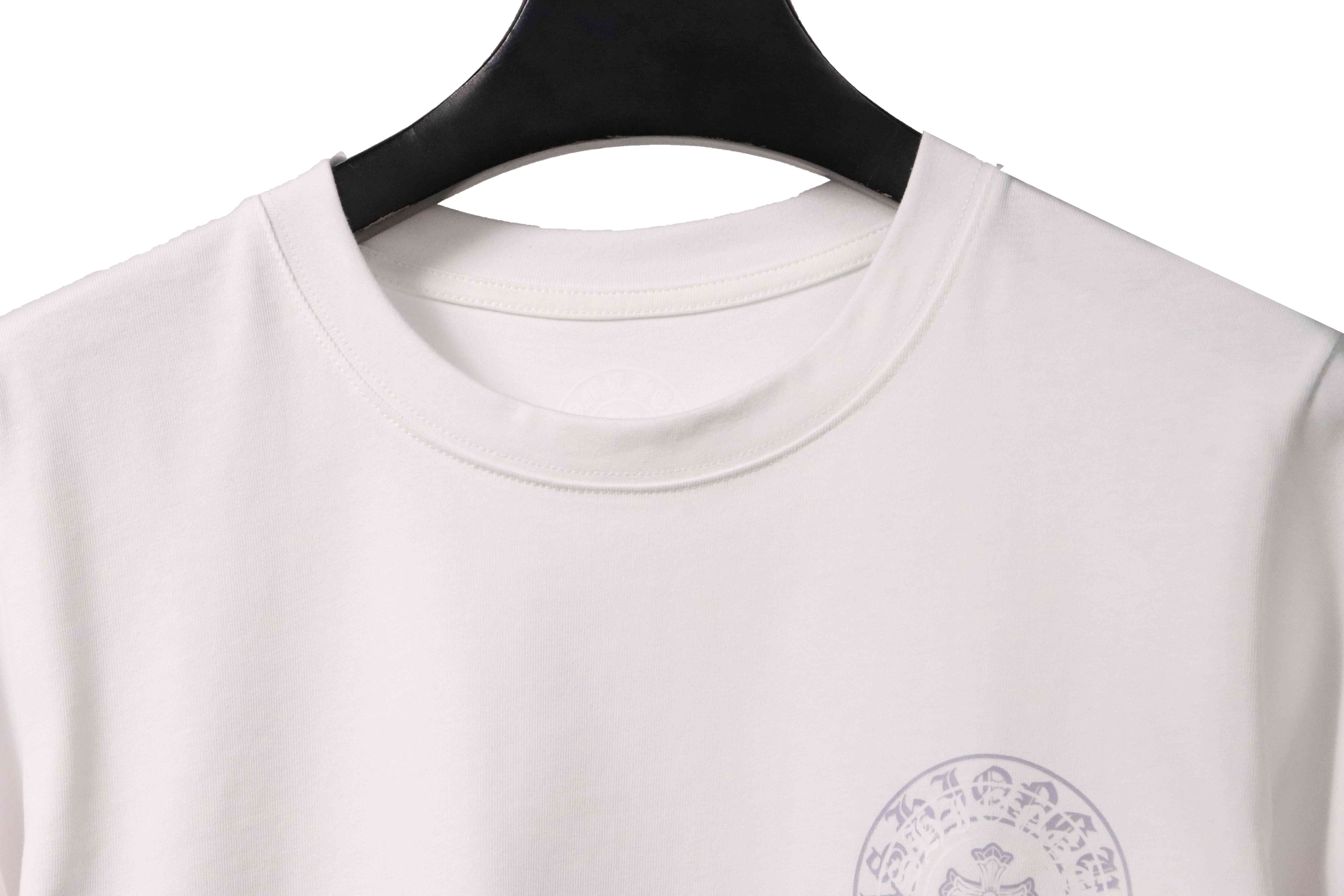 Chrome Hearts Dream Double Shadow Horseshoe Short Sleeve White