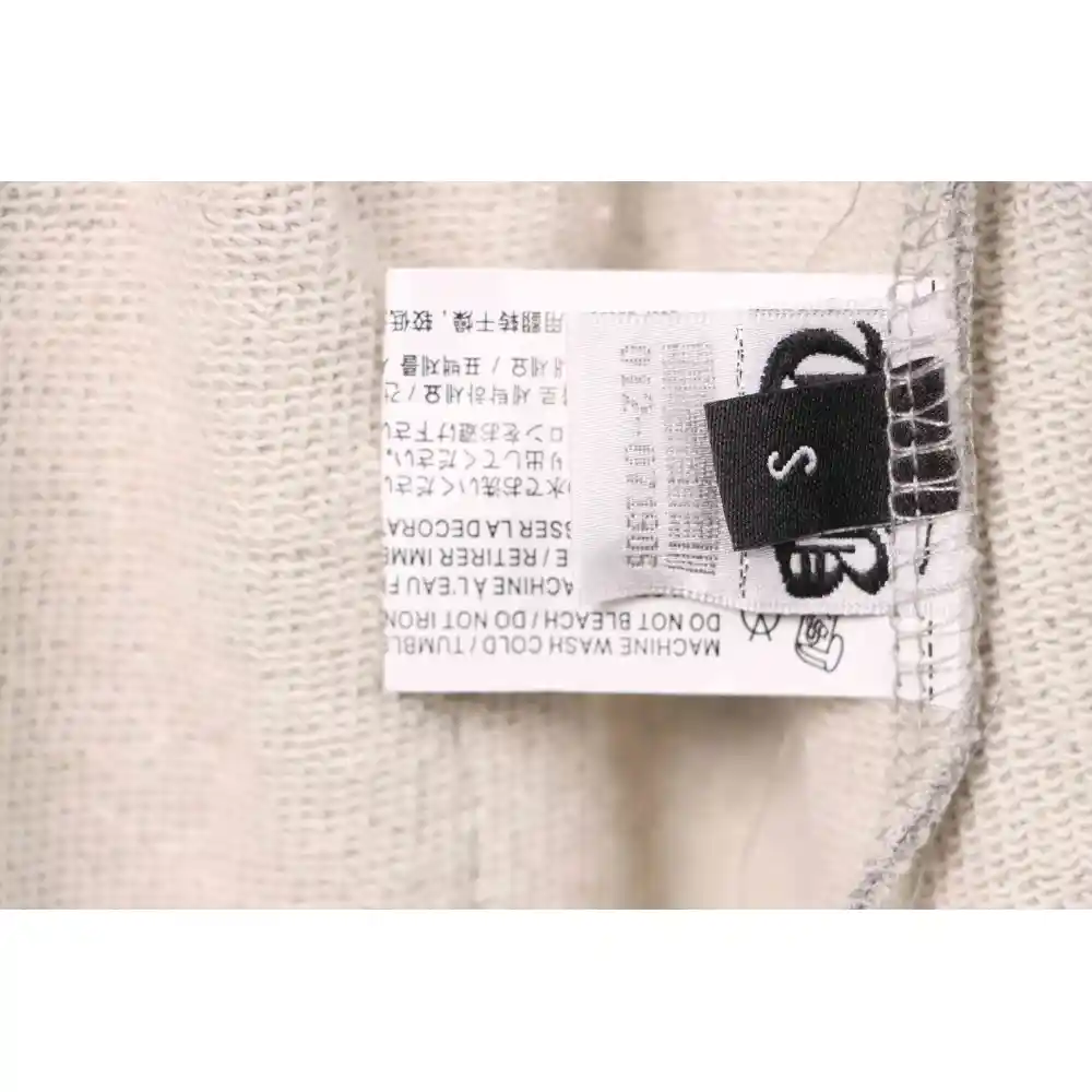 Chrome Hearts Embroidered Sanskrit Cross Terry Shorts Grey