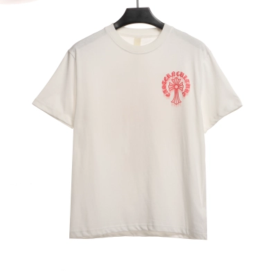 Chrome Hearts Fluid Cross Warm Short Sleeve White 01