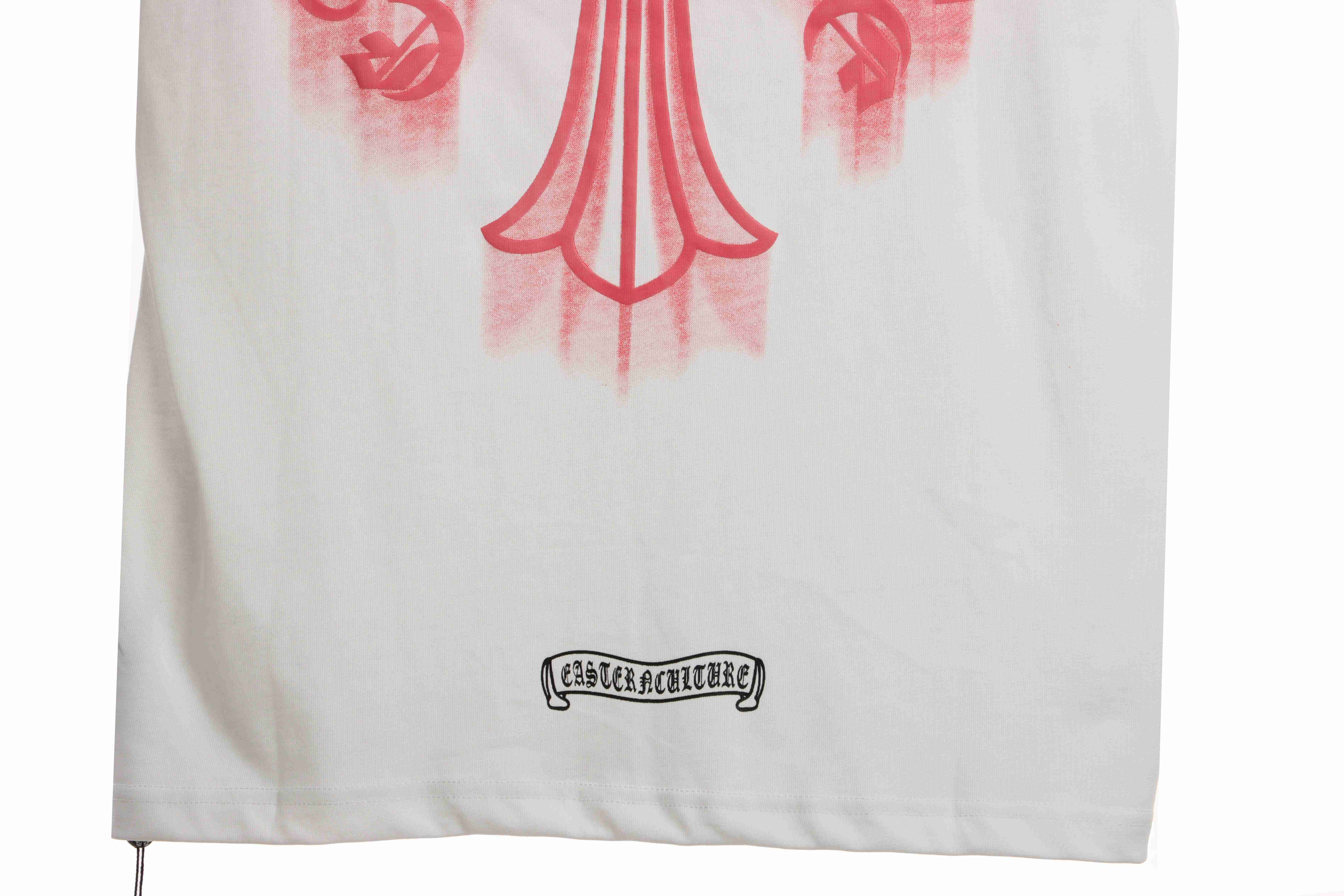 Chrome Hearts Fluid Cross Warm Short Sleeve White