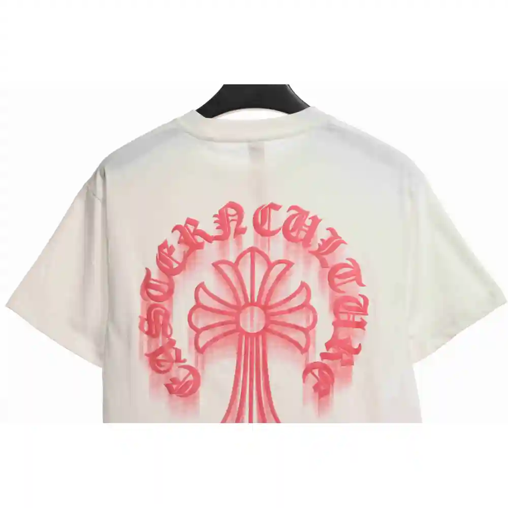 Chrome Hearts Fluid Cross Warm Short Sleeve White