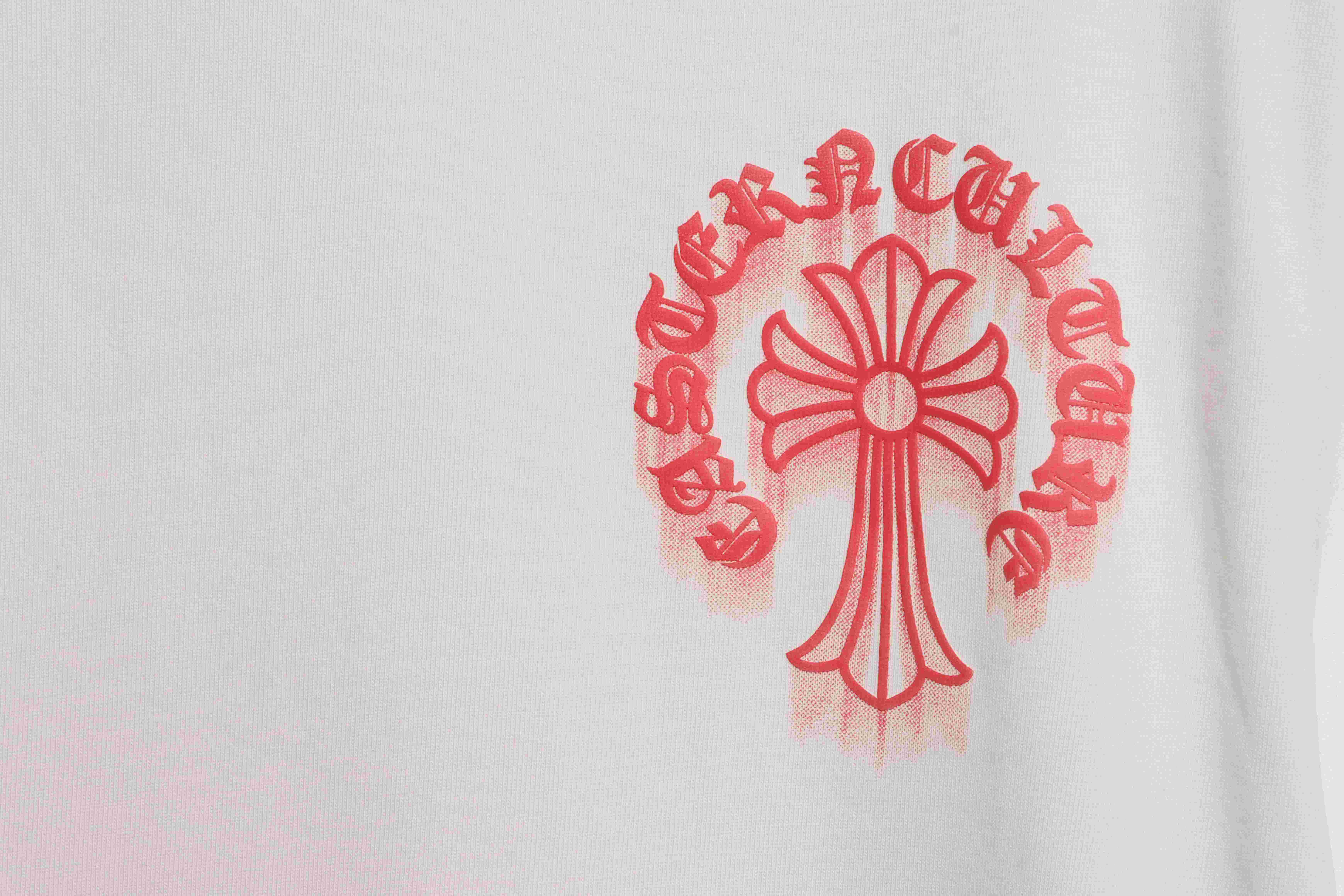 Chrome Hearts Fluid Cross Warm Short Sleeve White