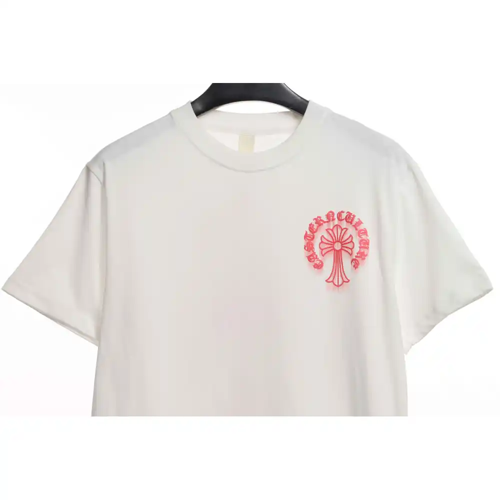 Chrome Hearts Fluid Cross Warm Short Sleeve White