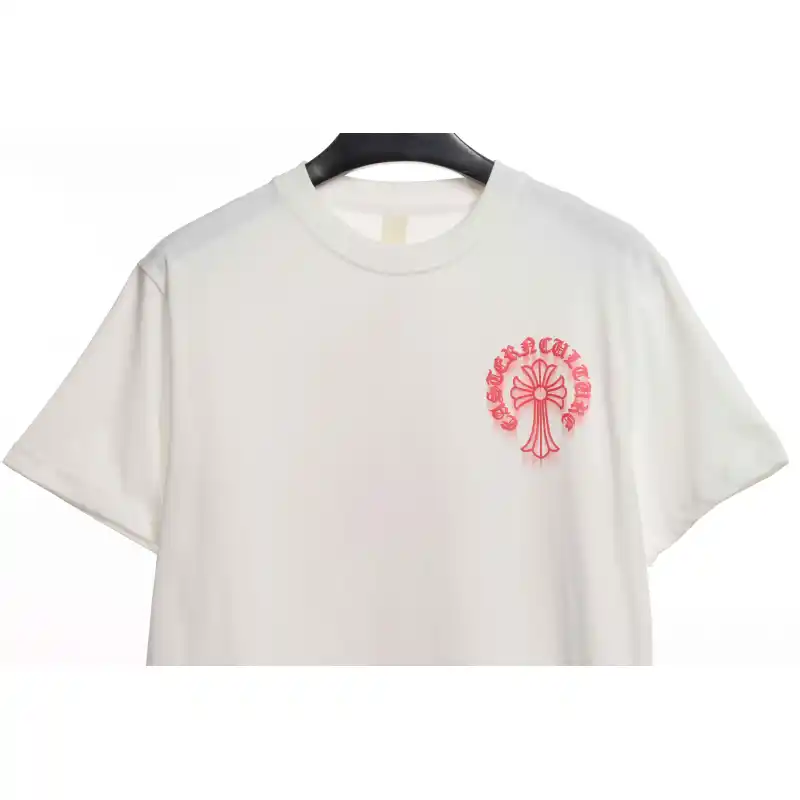 Chrome Hearts Fluid Cross Warm Short Sleeve White