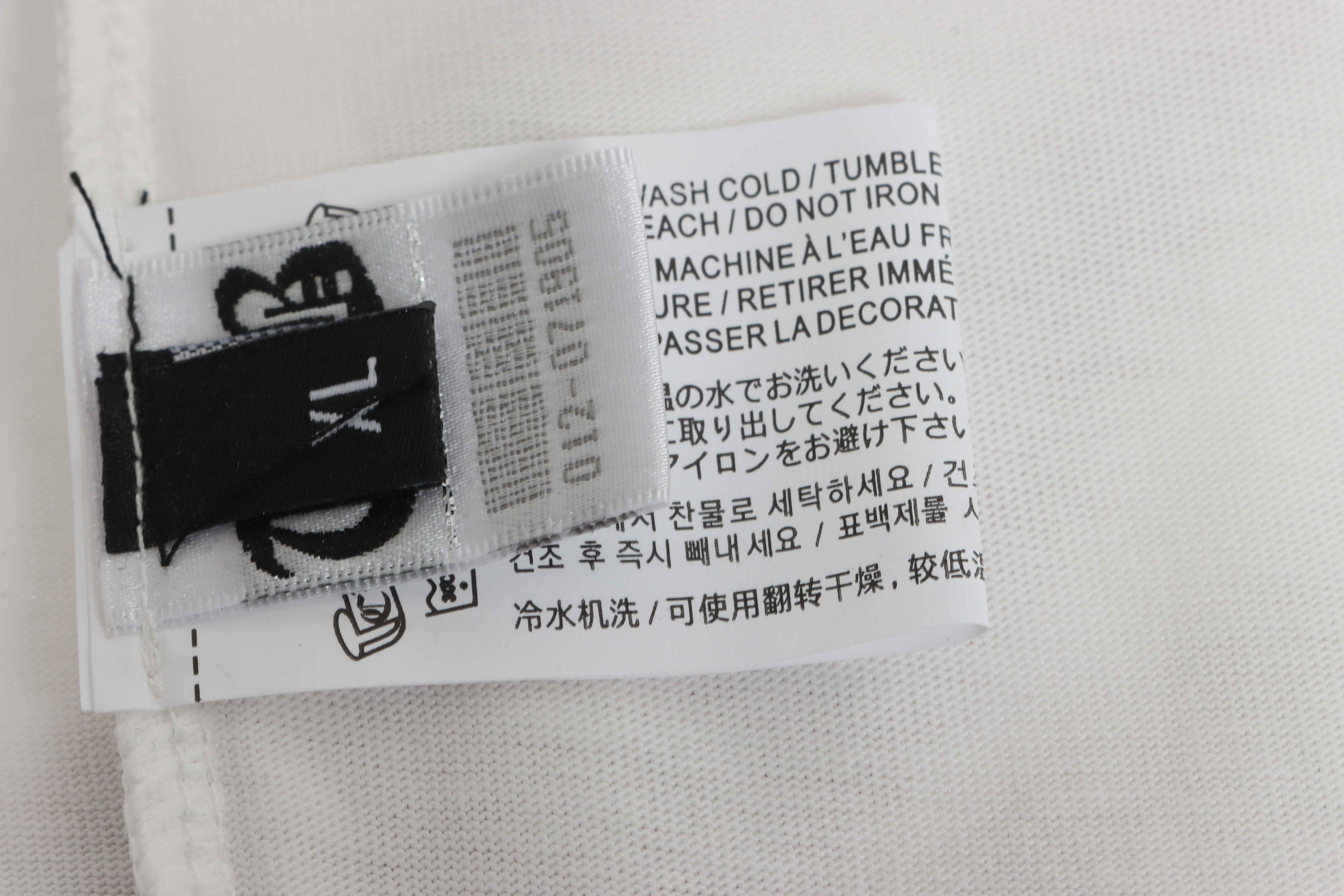 Chrome Hearts Fluid Sanskrit Large Cross Short Sleeve White