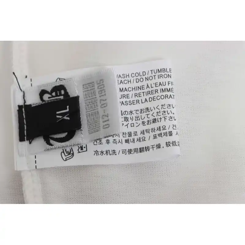 Chrome Hearts Fluid Sanskrit Large Cross Short Sleeve White
