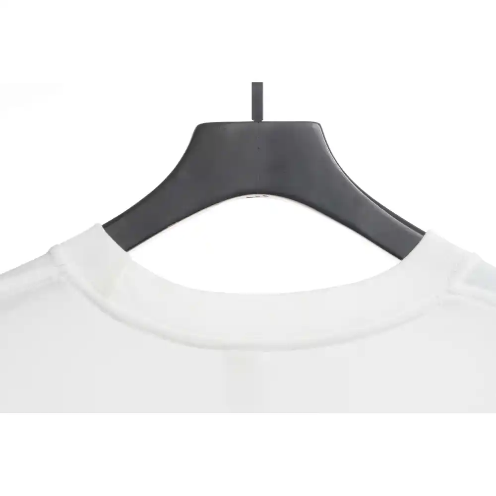 Chrome Hearts Fluid Sanskrit Large Cross Short Sleeve White
