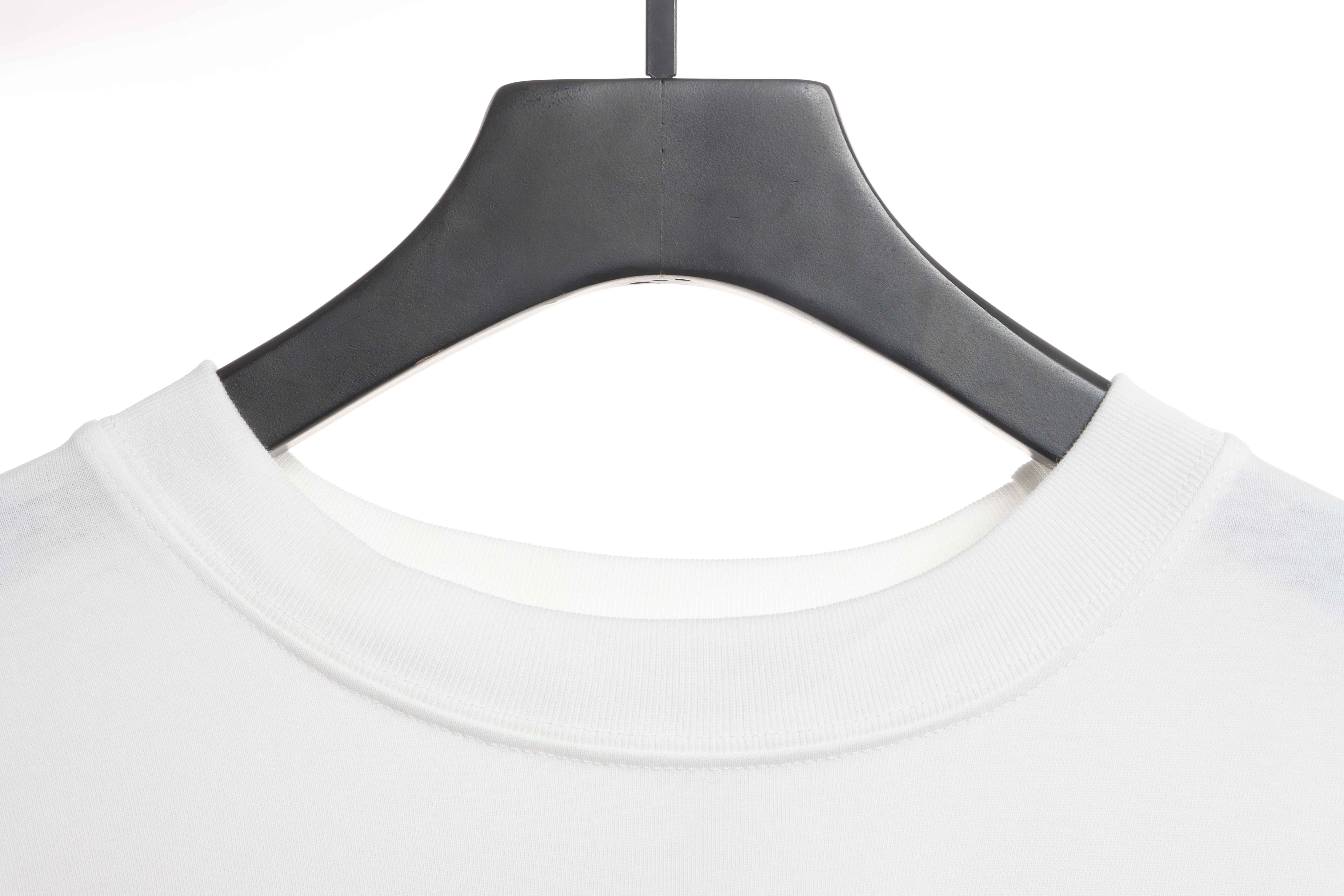 Chrome Hearts Fluid Sanskrit Large Cross Short Sleeve White