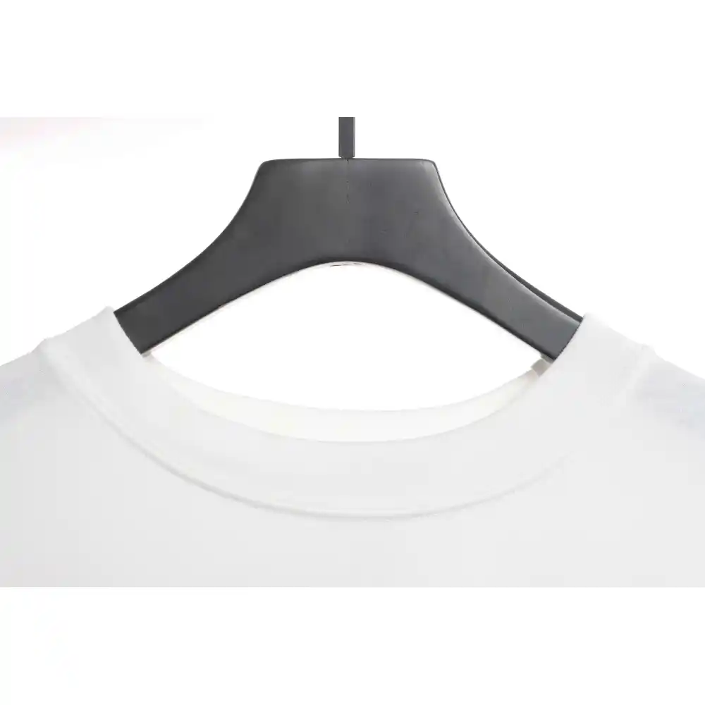 Chrome Hearts Fluid Sanskrit Large Cross Short Sleeve White