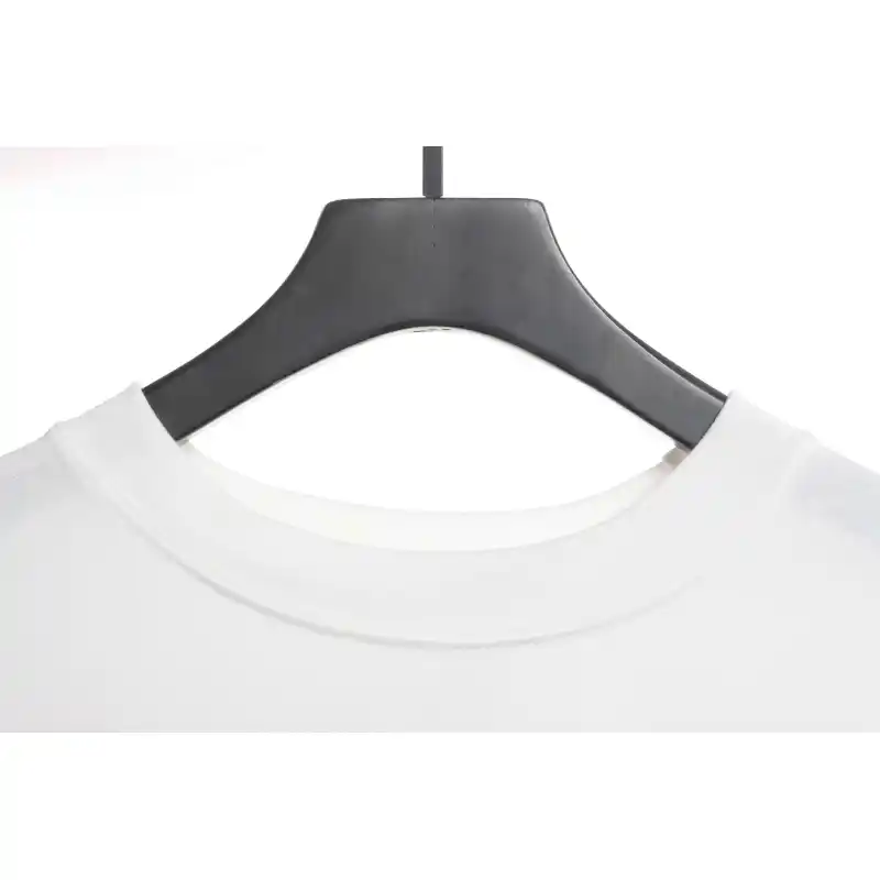 Chrome Hearts Fluid Sanskrit Large Cross Short Sleeve White