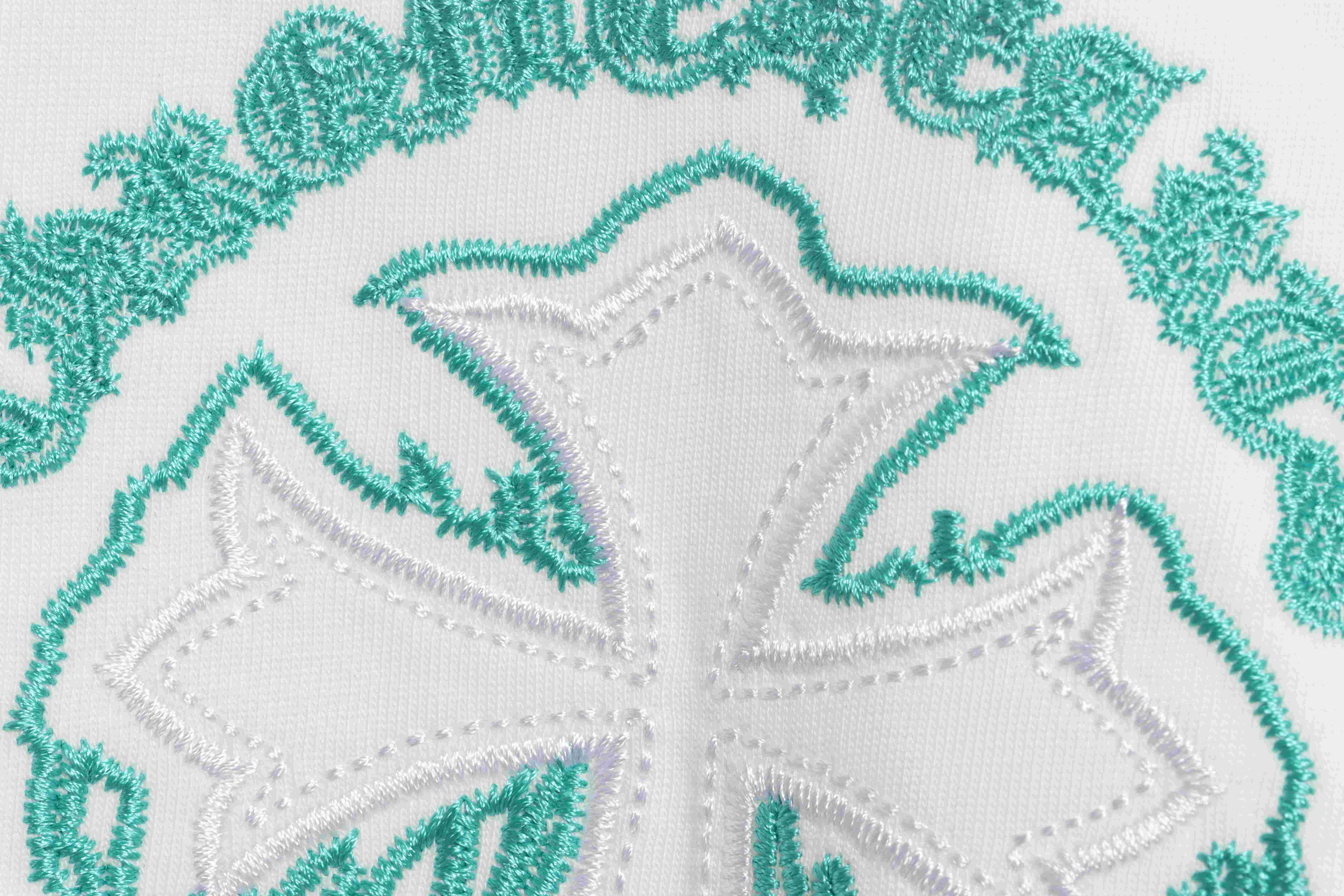 Chrome Hearts Fluid Sanskrit Large Cross Short Sleeve White