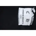Chrome Hearts Heavy Embroidery Spray Monkey Distressed Short Sleeve Black