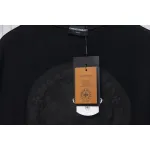 Chrome Hearts Heavy Embroidery Spray Monkey Distressed Short Sleeve Black