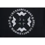 Chrome Hearts Heavy Embroidery Spray Monkey Distressed Short Sleeve Black