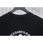 Chrome Hearts Heavy Embroidery Spray Monkey Distressed Short Sleeve Black