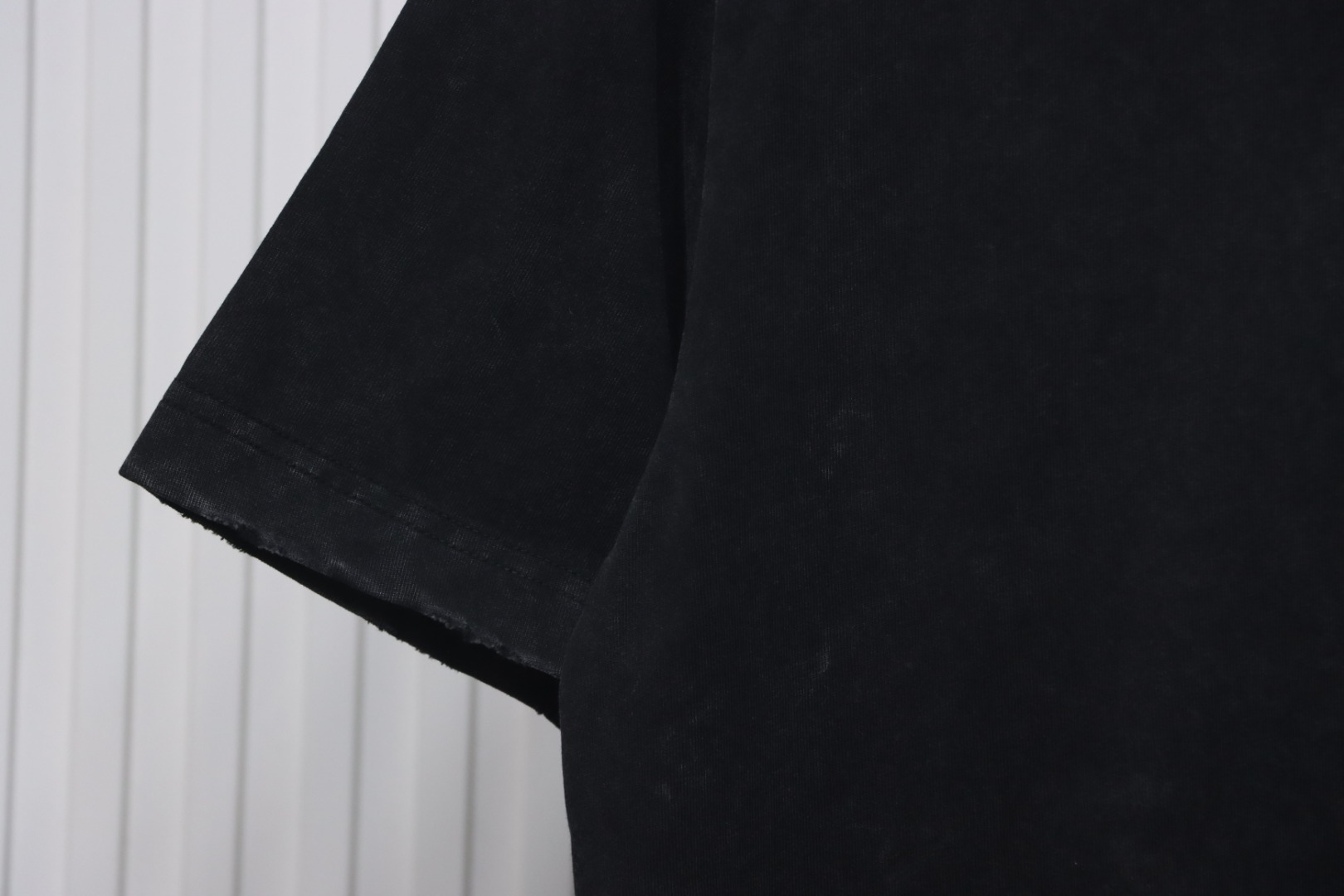 Chrome Hearts Heavy Embroidery Spray Monkey Distressed Short Sleeve Black