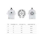 Chrome Hearts Heavy Embroidery Spray Monkey Distressed Short Sleeve White