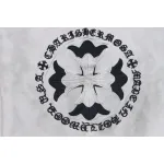 Chrome Hearts Heavy Embroidery Spray Monkey Distressed Short Sleeve White
