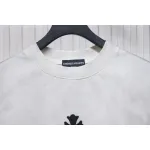 Chrome Hearts Heavy Embroidery Spray Monkey Distressed Short Sleeve White