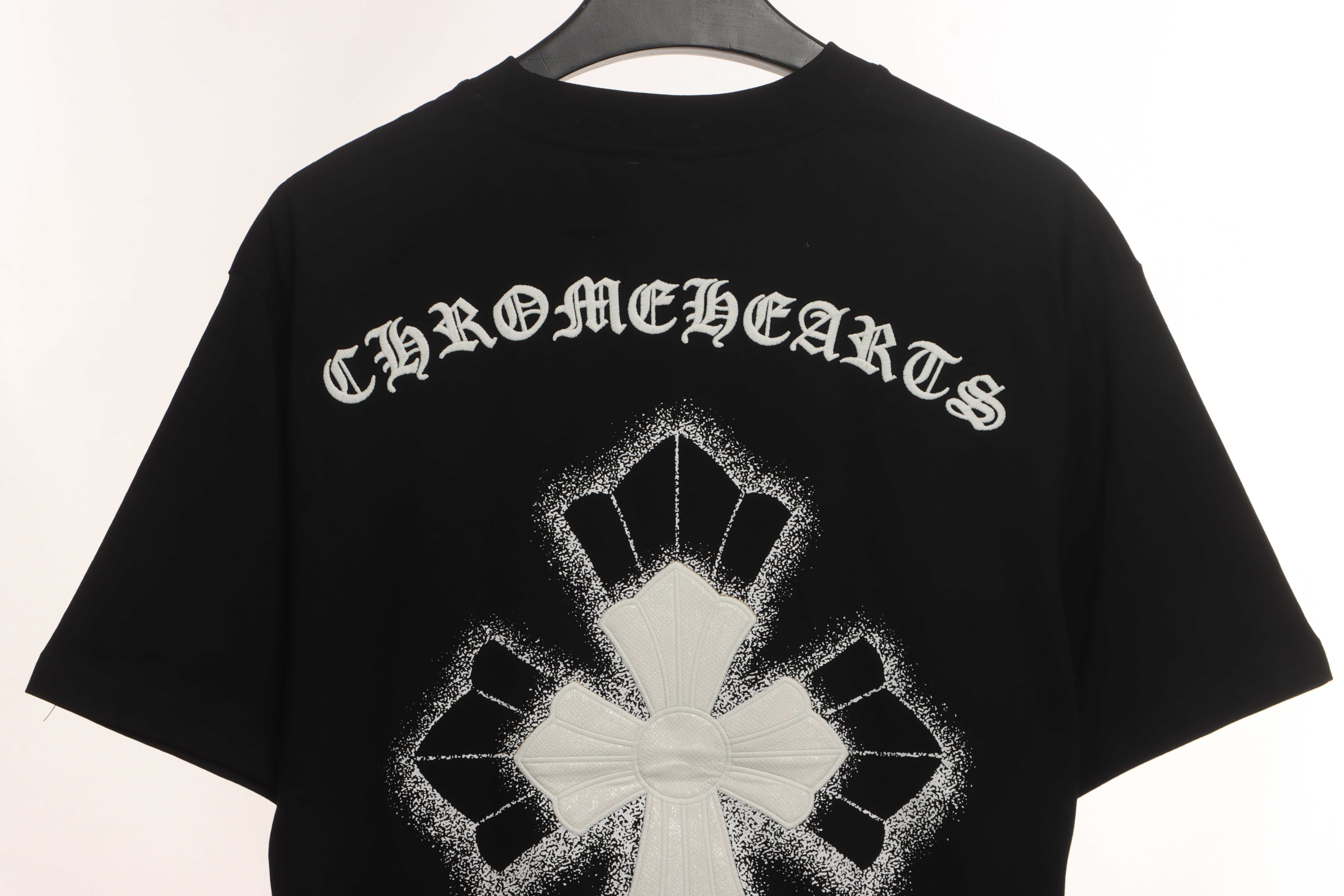 Chrome Hearts Heavy Industry Cross Sanskrit Short Sleeve Black