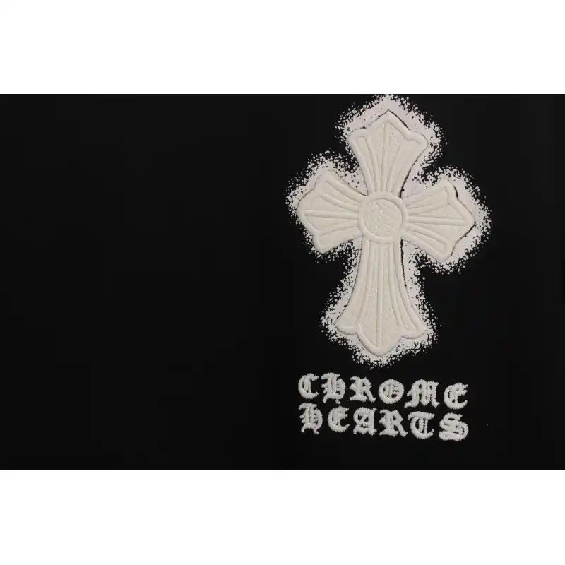 Chrome Hearts Heavy Industry Cross Sanskrit Short Sleeve Black