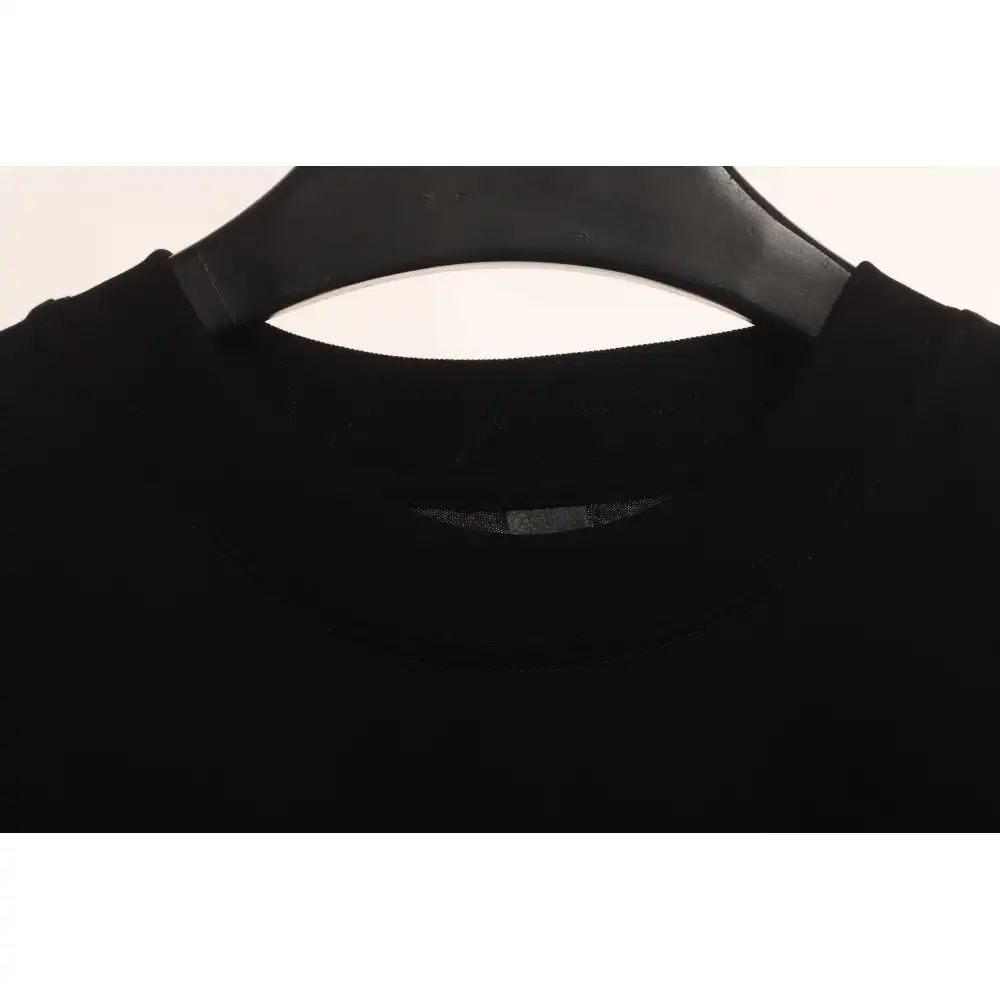 Chrome Hearts Heavy Industry Cross Sanskrit Short Sleeve Black