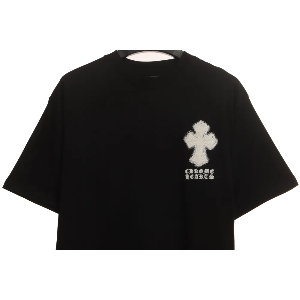 Chrome Hearts Heavy Industry Cross Sanskrit Short Sleeve Black