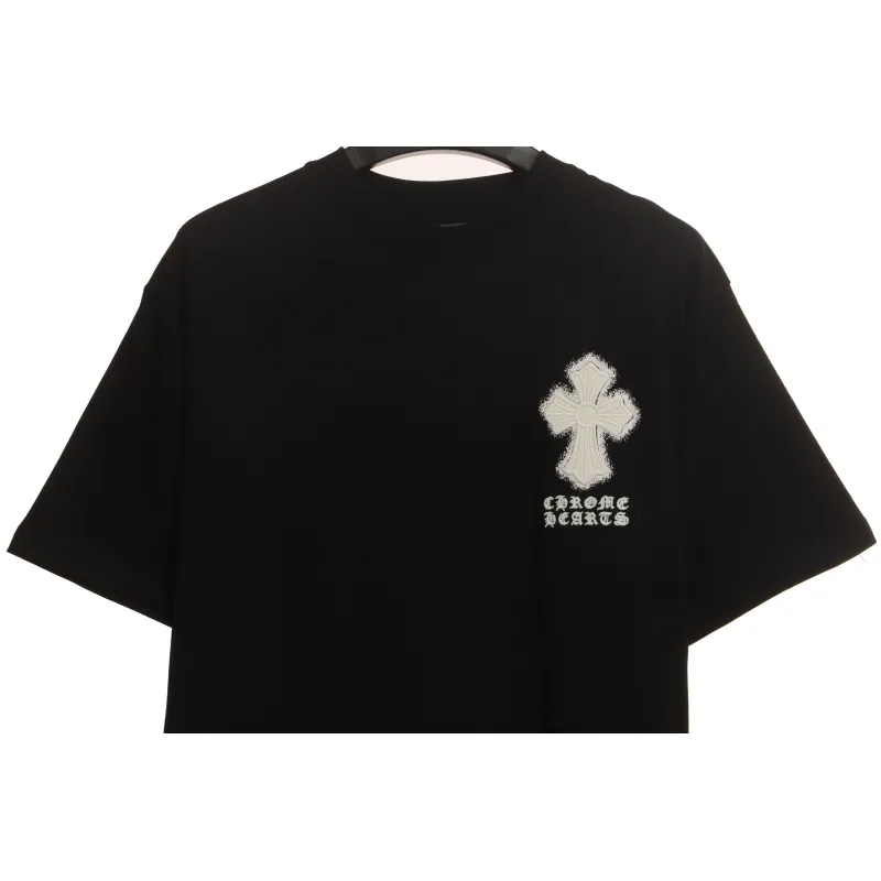 Chrome Hearts Heavy Industry Cross Sanskrit Short Sleeve Black