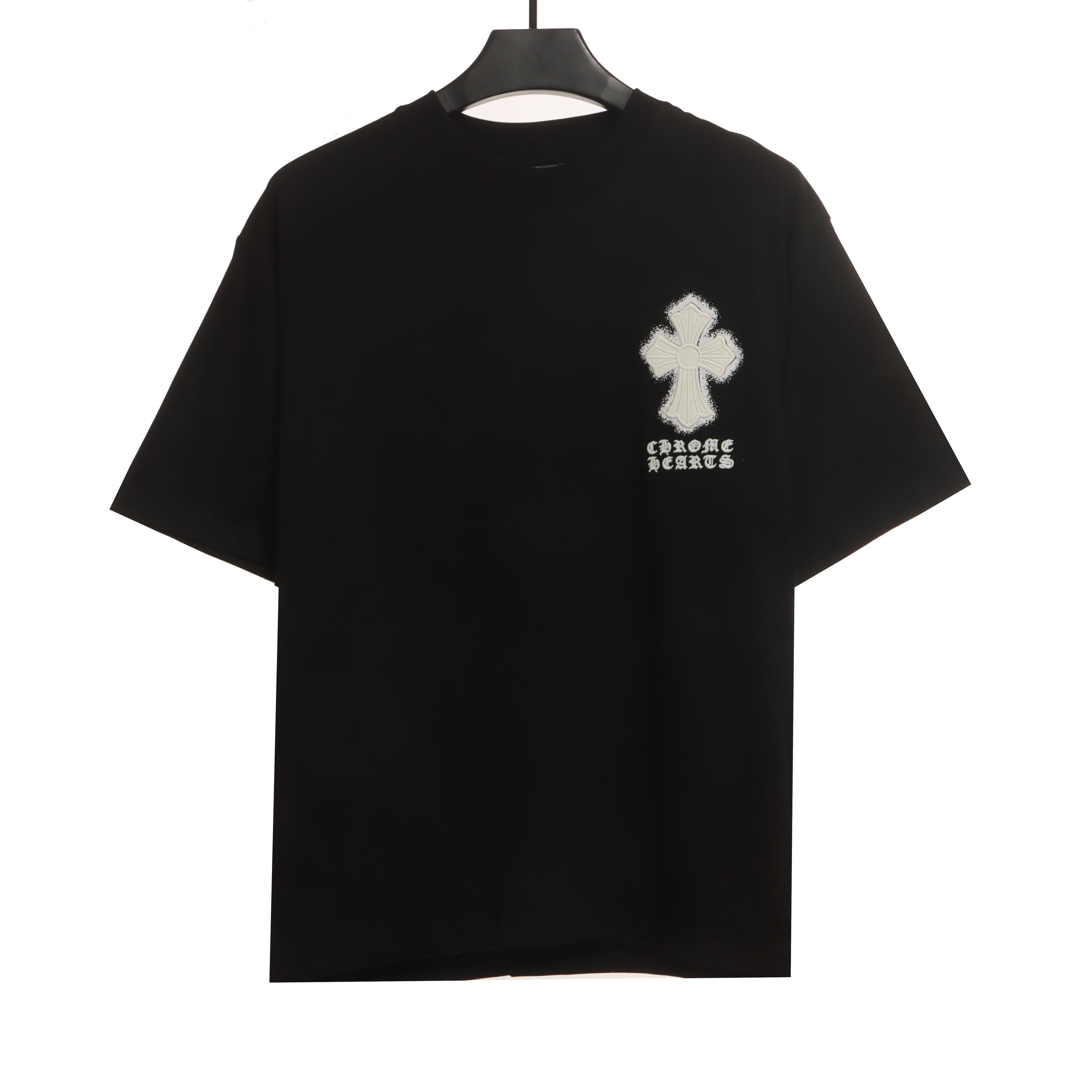 Chrome Hearts Heavy Industry Cross Sanskrit Short Sleeve Black