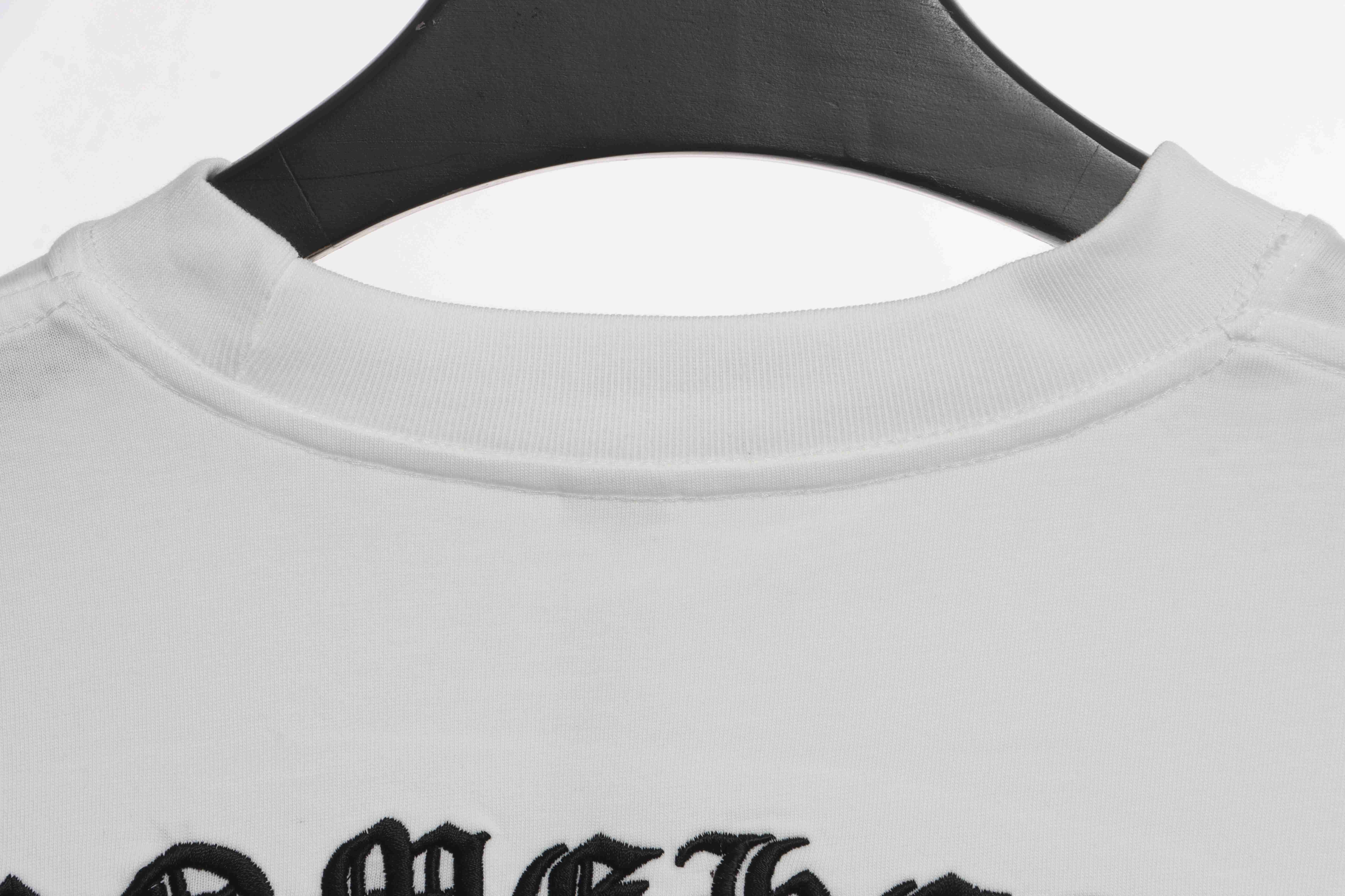 Chrome Hearts Heavy Industry Cross Sanskrit Short Sleeve White