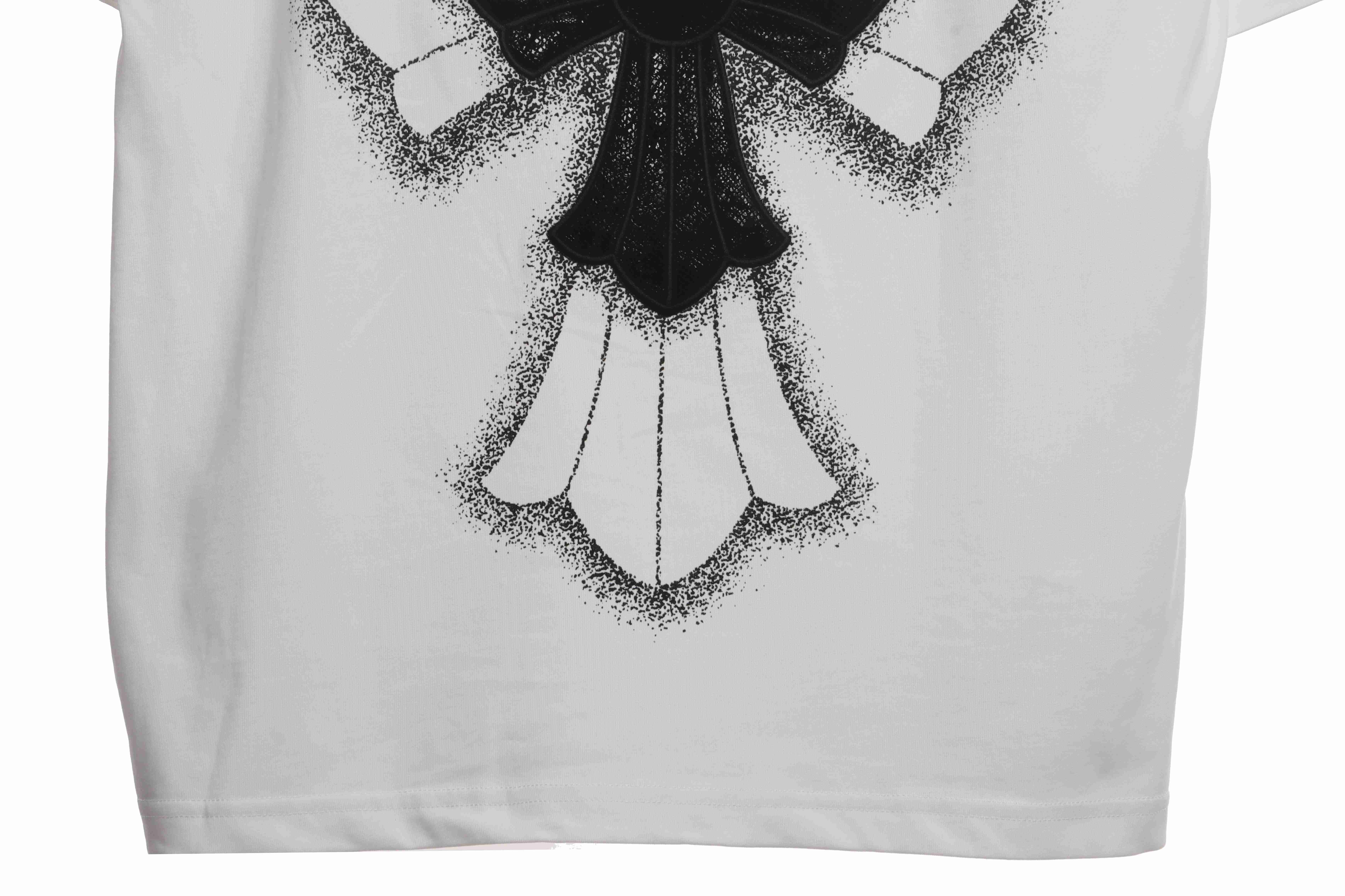 Chrome Hearts Heavy Industry Cross Sanskrit Short Sleeve White