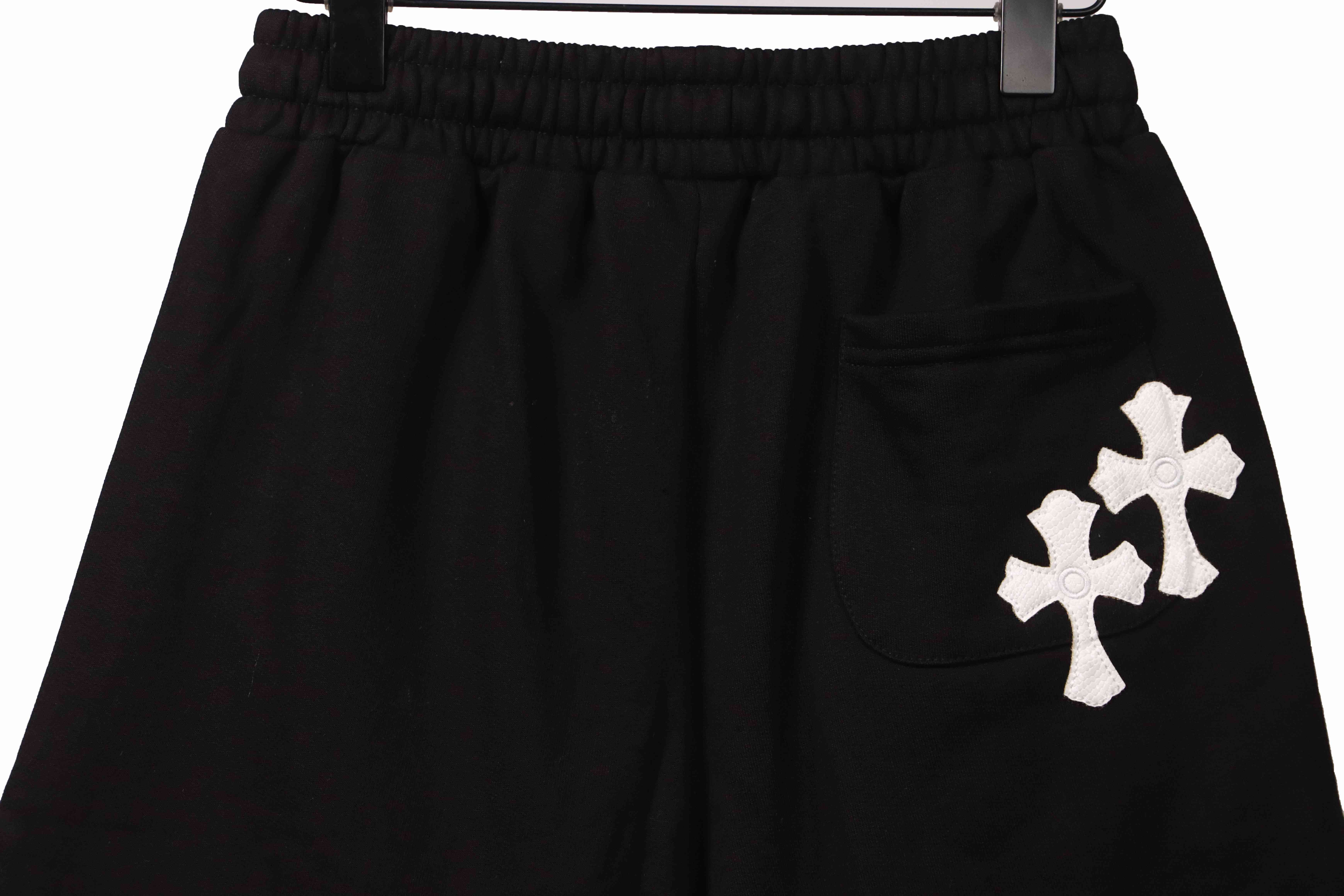 Chrome Hearts Horseshoe Cross Shorts Black