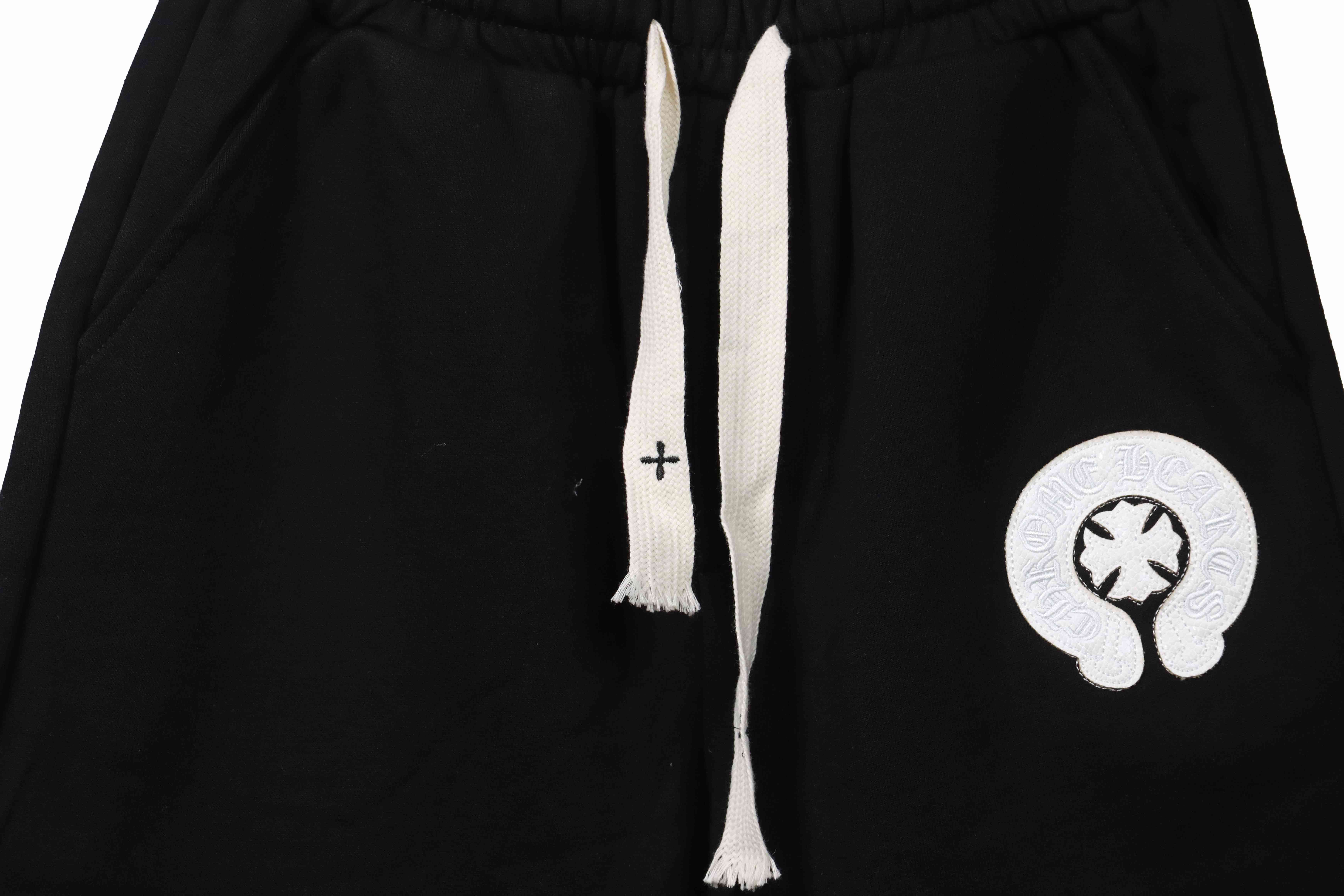 Chrome Hearts Horseshoe Cross Shorts Black