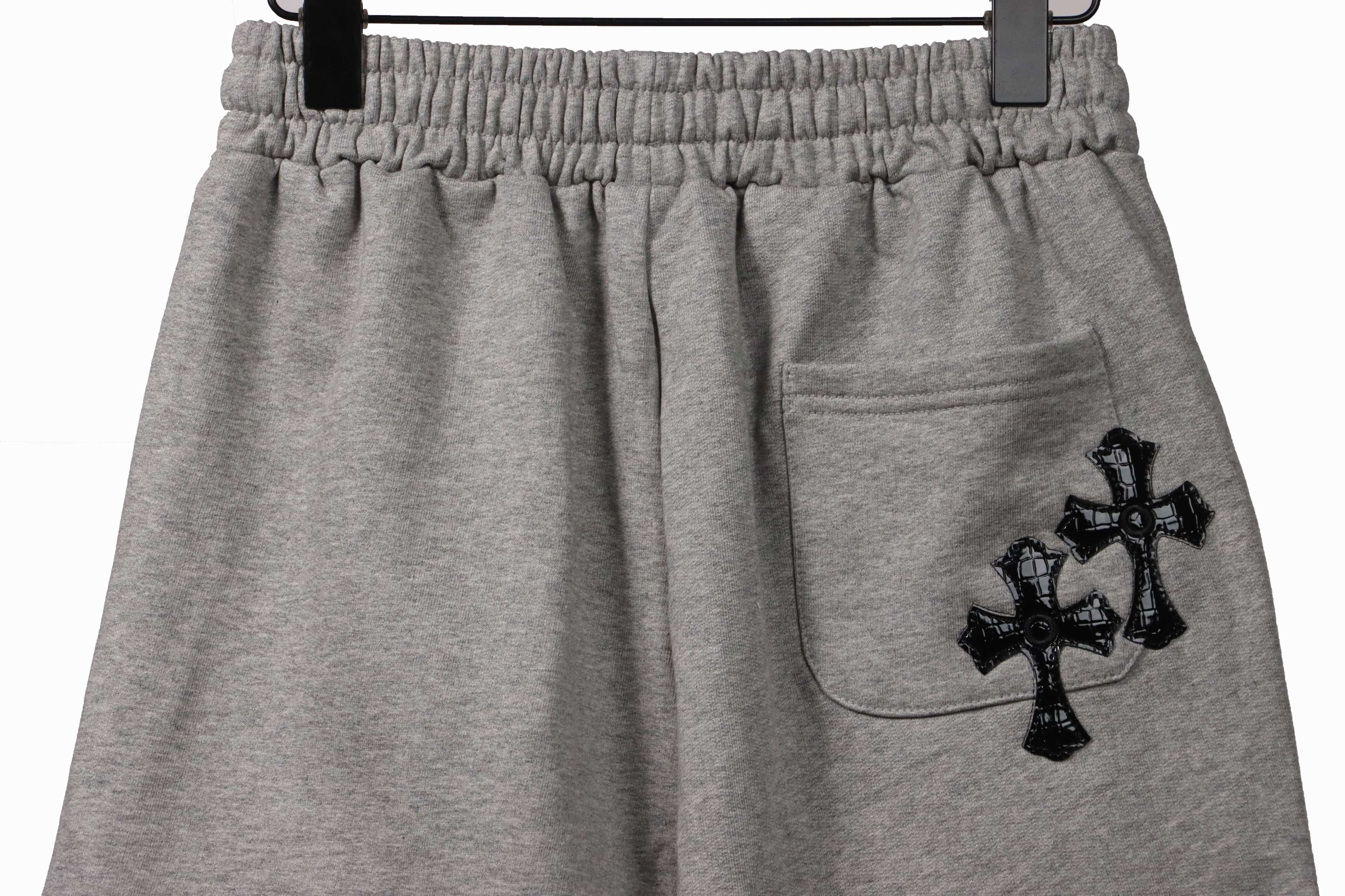 Chrome Hearts Horseshoe Cross Shorts Grey